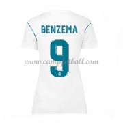 Billige Fotballdrakter Dame Real Madrid 2017-18 Karim Benzema 9 Hjemme Drakter